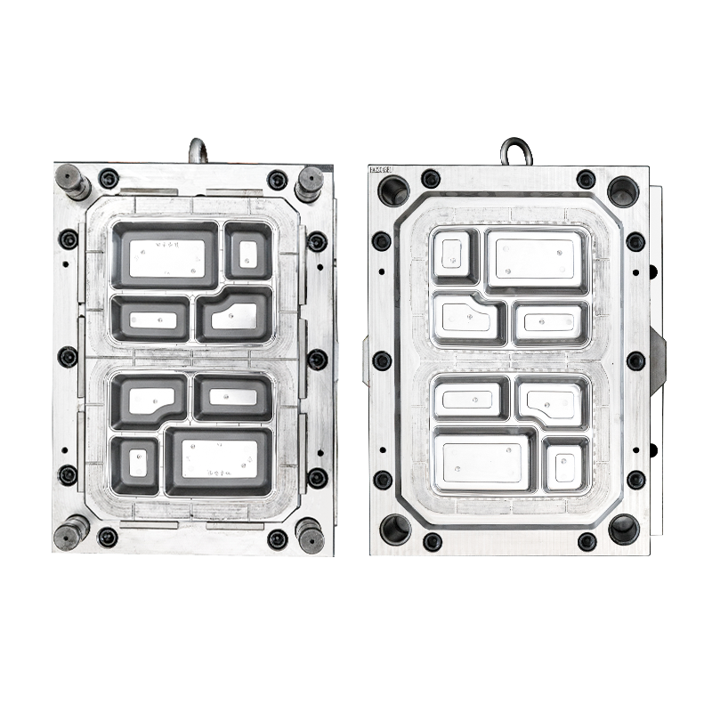 2CAV 4-comp container mould